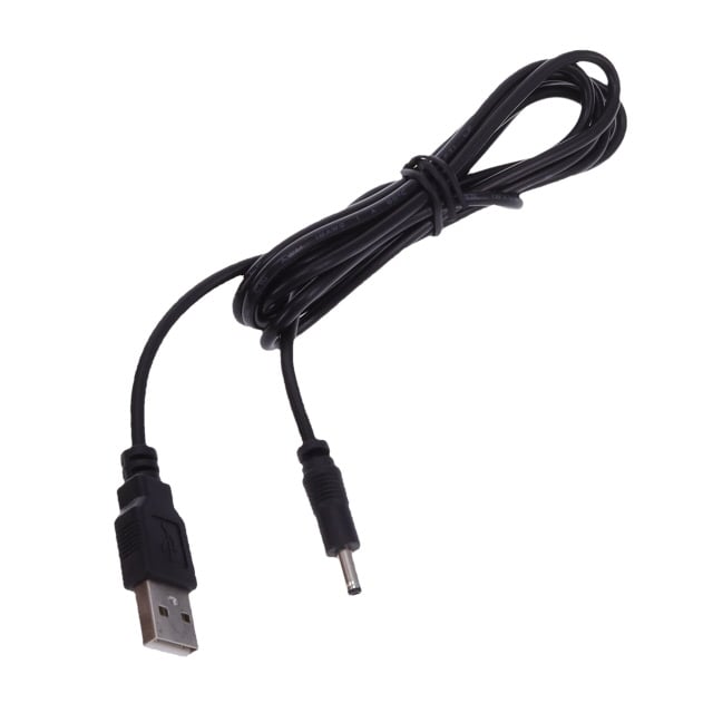 GlobTek, Inc. USBA11851M8K9P(R) - Clavija tipo barril - 1.35mm DI, 3.5mm DE a clavija de conexión macho USB A 6.00' (1.83m)