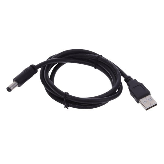 GlobTek, Inc. USBA2M0LCP-CHG(R) - Conector tipo barril - 2.5mm DI, 5.5mm DE a clavija de conexión USB A 6.56' (2.00m)
