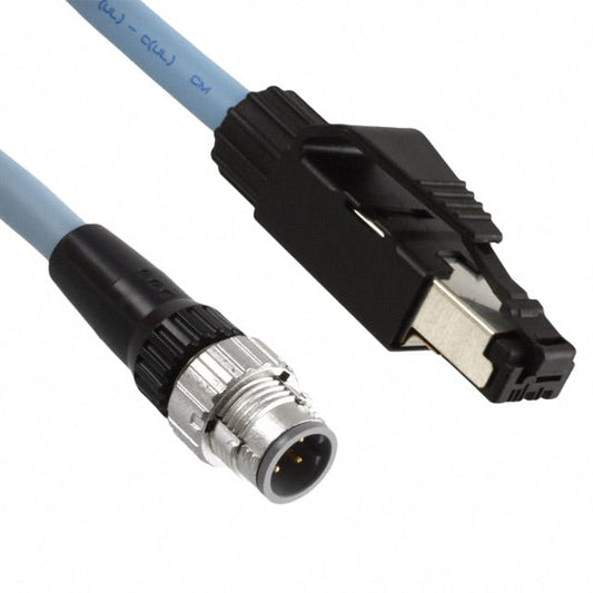 Omron Automation and Safety XS5W-T421-DMC-K XS5 Circular de 04 pos macho a RJ45, 8p4c 6.56' (2.00m)