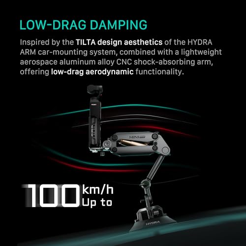 Hydra Alien Mini Sistema De Montaje De Coche - Gris Titanio