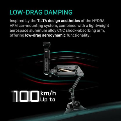 Hydra Alien Mini Sistema De Montaje De Coche - Gris Titanio