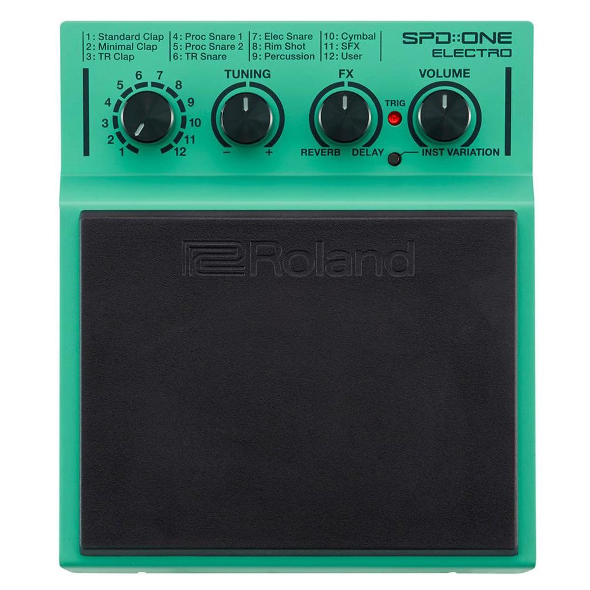 Roland SPD-1E ELECTRO Pad de percusión digital, efectos de reverberación y retardo