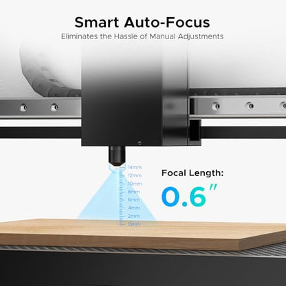 OMTech Polar+ 55W CO2 Grabador láser cortador con LightBurn, área de trabajo de 20 "x12", cámara de 5MP, ejes rotativos duales, velocidad de 19.685 in/s, con bomba de agua, máquina de corte por láser