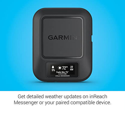 Garmin Comunicador satelital portátil inReach® Messenger, mensajería bidireccional global 753759292355