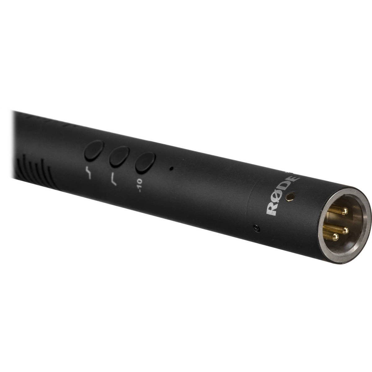 Micrófono de condensador direccional Rode NTG-4 con kit de viento Rycote Long Hair de 14 cm