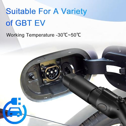 Conector de cargador EV Tipo 1 a GBT Adaptador de carga de vehículo eléctrico SAE j1772 a GB/T Adaptador de carga EV (J1772 a GBT Modelo 2)