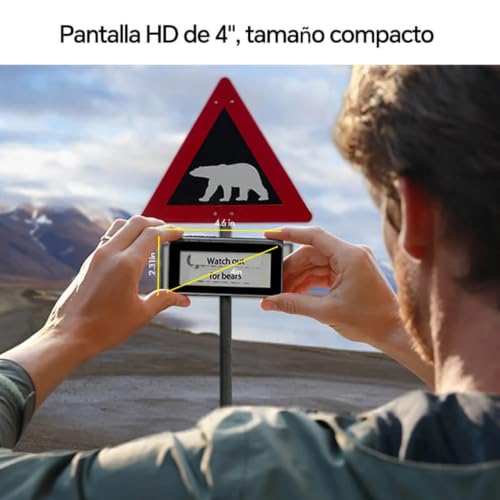 Timekettle T1 - Dispositivo traductor con traducción offline y de fotos, color negro | 40 Languages, 31+ Offline Language Pairs, No Wi-Fi Needed, 2-Year Global Data and 4-Inch HD Screen for Travel NEW T1