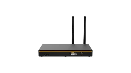 Peplink B-One Router WiFi Gigabit Dual WAN para Internet inalámbrico | Rendimiento de 1 GBps | 2 puertos WAN, 4 puertos LAN, Wi-Fi MIMO 2X2 de doble banda | Suavizado WAN #B-ONE-T-PRM