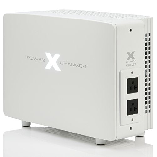 POWER X CHANGER Convertidor y transformador de voltaje y frecuencia - Reductor de 220 V 50 Hz a 120 V 60 Hz - Potencia continua, características de protección inteligente, salida de onda sinusoidal pura 12060X-15-WW