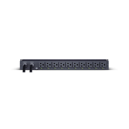 Unidad de distribución de energía conmutada ATS CyberPower PDU44001 de 10 tomas para montaje en rack de 1U