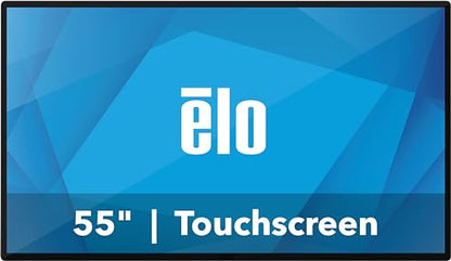 Elo 5553L - Señalización táctil 4K de 55" con cristal antirreflejo - 40 táctiles, 3840 x 2160, negro #E628053