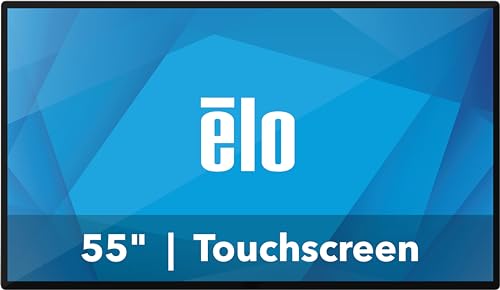 Elo 5553L - Señalización táctil 4K de 55" con cristal antirreflejo - 40 táctiles, 3840 x 2160, negro #E628053