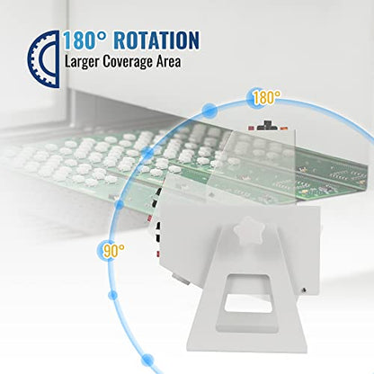 Hanchen Soplador de aire ionizante antiestático ionizador ventilador estático de doble propósito, eliminador estático industrial (110 V 60 Hz) YC-56A