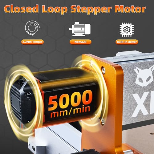 FoxAlien - Máquina de fresado CNC XE-PRO con tornillos de bola, husillo de 400 W de 3 ejes de fresado para corte de madera y aluminio actualizable a rieles lineales