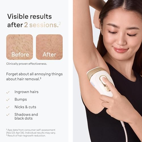 Braun - Dispositivo de depilación láser de larga duración IPL para mujeres y hombres, Silk Expert Pro5 PL5157, cuerpo completo, con maquinilla de afeitar Venus y estuche de lujo