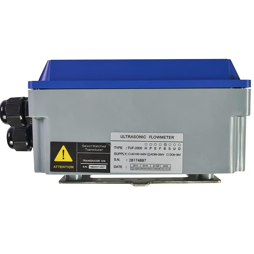 Caudalímetro líquido ultrasónico IP67+TM-1 DN50-2,296.6 ft m del metro de flujo de Digitaces TUF-2000B