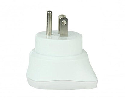 Skross Europe to USA - Adaptador para Enchufe (Tipo B, Tipo F, 100-240 V, 10 A, Blanco, 1650 W)