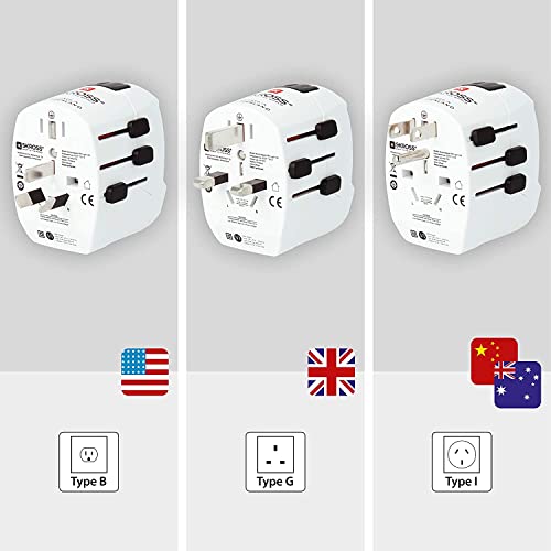 SKROSS Adaptateur Voyage Secteur Pro Ligh USB