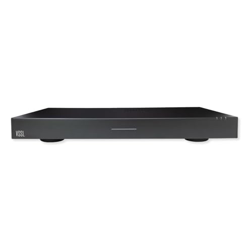 VSSL Amplificador de transmisión de audio A.3X de 6 canales, 3 zonas, compatible con AirPlay 2, Chromecast, Amazon Alexa, Spotify Connect, Bluetooth, amplificador de audio para todo el hogar de 6 canales, controlador de audio multihabitación # A.3x-UVG