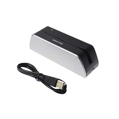 MSR X6 lector de tarjetas deslizantes escritor 3-pista USB MSRX6 compatible con MSR206 MSR605X MSR606