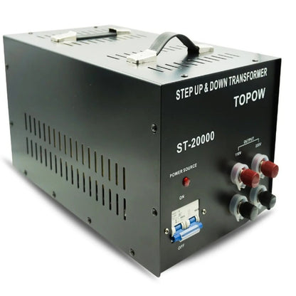 Transformador convertidor de voltaje ascendente / descendente Topow 20000w 110 V - 220 voltios-