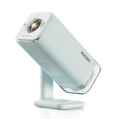 Aurzen BOOM Air D004- Proyector portátil Google TV con WiFi y Bluetooth, alimentado por USB-C, proyector inteligente para películas al aire libre y en casa, compatible con 4K, enfoque en tiempo real | Smart Projector with WiFi Bluetooth Home Movie