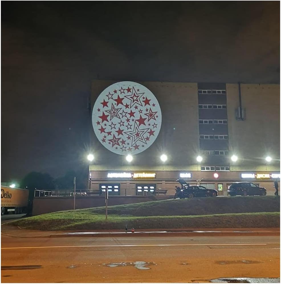 Proyector GOBO con logotipo LED de 120 W, Ip67, luz de efecto DJ impermeable, incluye GOBO de vidrio personalizado gratuito para proyectar imagen para hotel, empresa, tienda, boda,