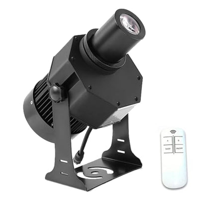 Proyector GOBO con logotipo LED de 120 W, Ip67, luz de efecto DJ impermeable, incluye GOBO de vidrio personalizado gratuito para proyectar imagen para hotel, empresa, tienda, boda,