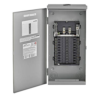 Leviton LR222-LDD Centro de carga para exteriores de 20 espacios con lengüetas principales