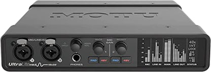 MOTU UltraLite-mk5 18x22 Interfaz de Audio USB 3 para Mac, Windows e iOS con mezcla y efectos
