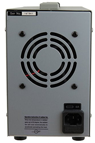 Fuente de alimentación CC lineal, variable, de 0 / 30 V @ 0 - 5 A, Mastech TP3005T, con cable cocodrilo y cable de alimentación, actualizado TP3005D, HY3005 de Tekpower