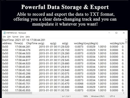 WITMOTION [Precisión ultra alta] WitMotion HWT9053-485 (X/Y ± 0.001°) 3 ejes Acc+Gyro+Mag Sensor de brújula electrónica, ángulo triaxial IP68 MPU9250 AHRS IMU Temperatura y Magnetómetro Compnsation para