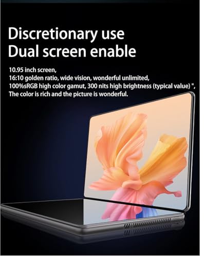 2-en-1 10.95 "2.5K Dual Screen Touch Laptop CPU Core i3-1215U Win 11 Home 16GB RAM 1TB SSD