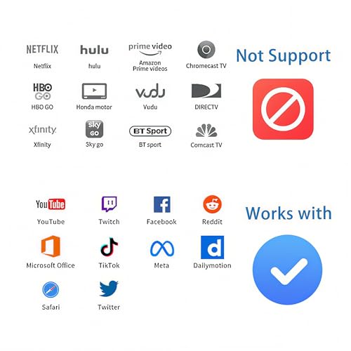 Adaptador de pantalla HDMI inalámbrico 5G, dongle Miracast 4K, espejo de pantalla para teléfono inteligente, Android, tableta, laptop, ventana a HDTV/monitor/proyector, DLNA compatible, Miracast