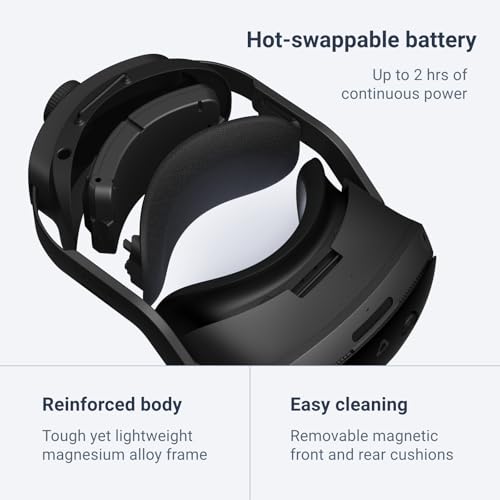 HTC Vive Focus Vision - Auriculares de Realidad Mixta y PC VR + Controladores - Edición de Consumo ‎99HAUM006-00
