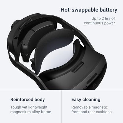 HTC Vive Focus Vision - Auriculares de Realidad Mixta y PC VR + Controladores - Edición de Consumo ‎99HAUM006-00