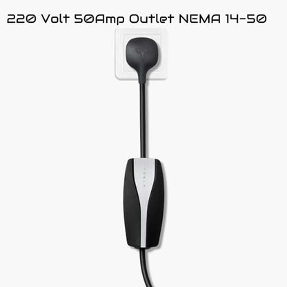 Conector de cargador móvil Tesla EV 110-220 voltios 7KW 32 Amp con enchufes NEMA 5-15 y 14-50 Número de modelo 1101789-00