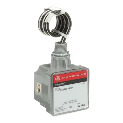 THOMESURGEP by ABB • Dispositivo de protección contra sobretensiones SurgePro™ • SPD residencial con cable montado externamente para minoristas y hogar • SPD tipo 1 • Seguro, confiable y funcional
