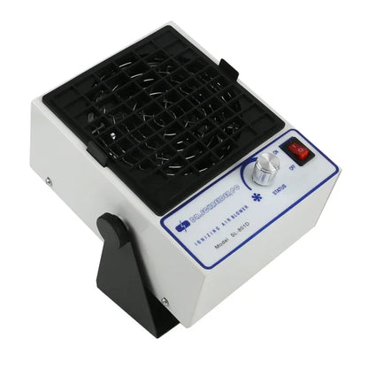 Eliminador estático SL-801D soplador de aire ionizante de CC con función de advertencia ventilador de aire ionizante sopladores ionizadores ESD 110V