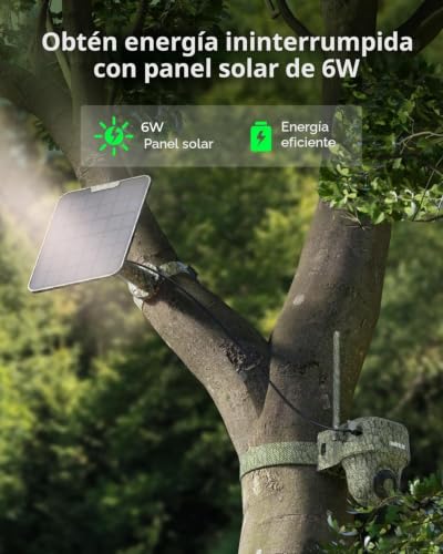 Reolink Go Ranger PT+SP Primera cámara de vigilancia para fauna silvestre 4K 4G LTE con visión panorámica de 360°. 4K 8MP Ultra HD Detección y reconocimiento de animales Alimentación por batería/solar Visión Nocturna sin brillo IP65