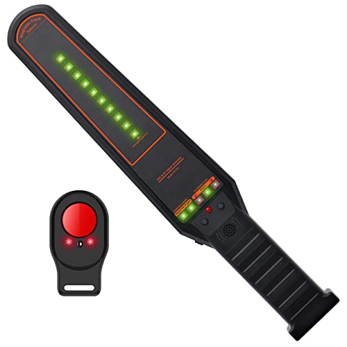 Detector de cámara oculta y detector de errores, escáner de señal RF portátil y buscador de cámara para viajes, hotel, oficina, vehículo y protección de privacidad