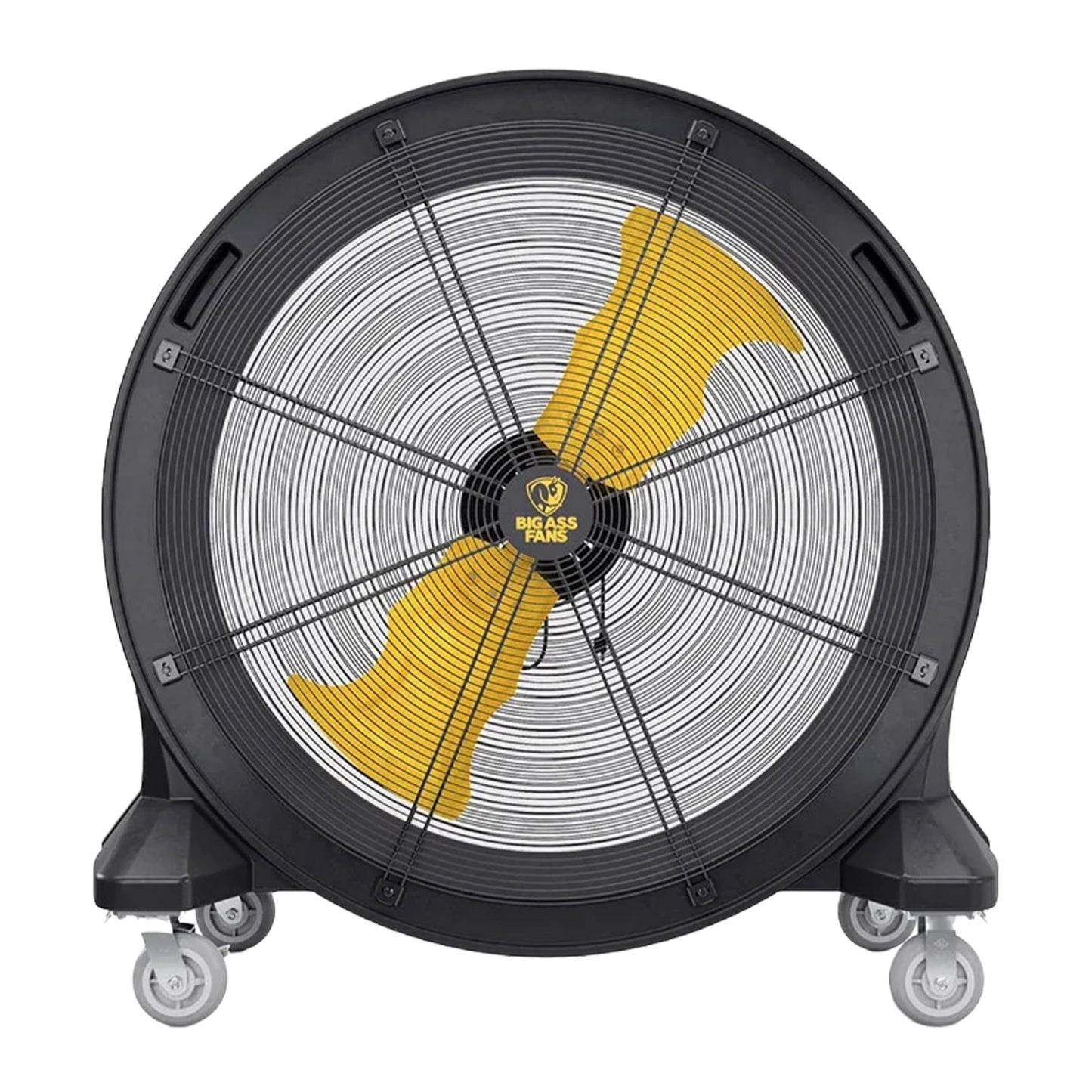 Big Ass Fans Bandit Ventilador de barril portátil de 42 pulgadas, ventilador de piso industrial de 11,044 CFM, velocidad variable, motor EC, clasificación IP55, jaula de acero compatible con OSHA, 110 #F-BD1-4201