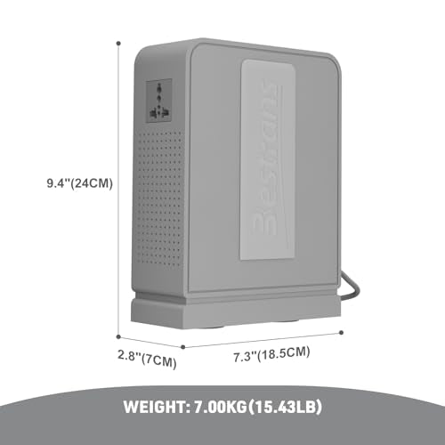 BESTRANS Transformador elevador de 110 V a 220 V, convertidor resistente de 110 V a 220 V, transformador de potencia de 3000 W de alta potencia con 2 salidas para electrodomésticos asiáticos/europeos BSB-3000