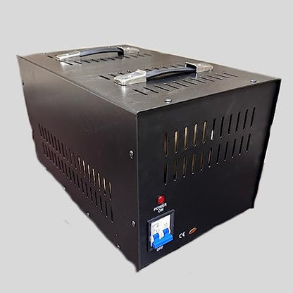 Simran THG-20,000 convertidor de voltaje, transformador de potencia elevador y descendente para conversión de 110 voltios, 220 voltios, 240 voltios (20000 vatios)