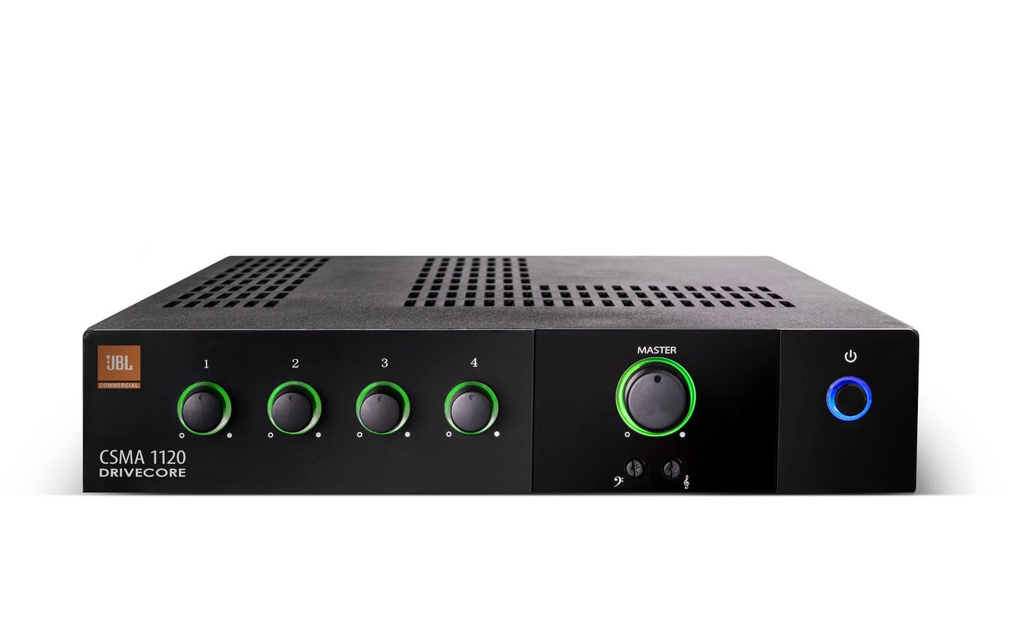 JBL Profesional CSMA1120 Serie Comercial Monocanal 120-Watt Alimentado Mezclador/Amplificador de Audio