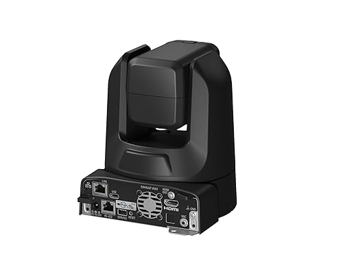 Canon CR-N100 PTZ Cámara (Negro), Zoom óptico de 20x, Video 4K UHD, Producciones Profesionales, Casa de Adoración, Educación, Broadcast, Corporativo MFR #6527C001