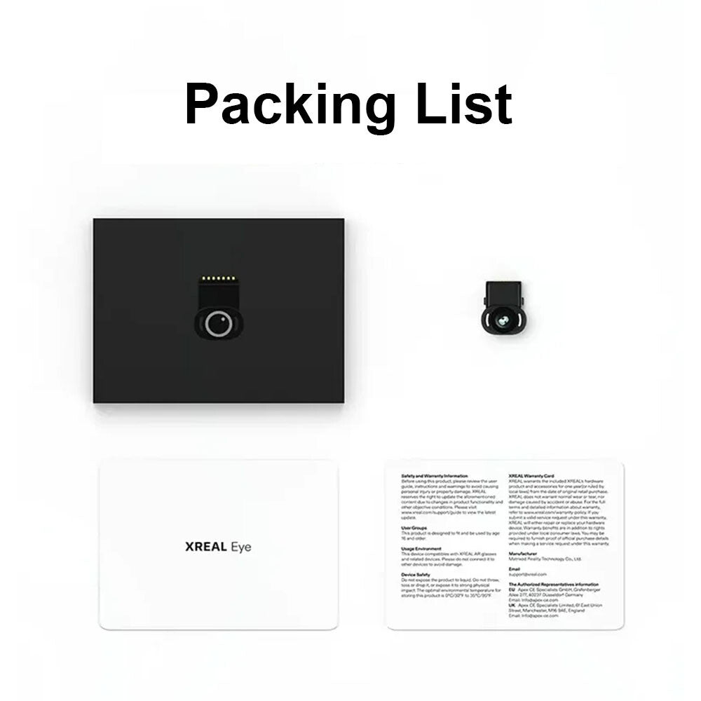 Cámara Xreal Eye 6DoF Eye Space para gafas AR inteligentes Xreal One Pro L Accesorios