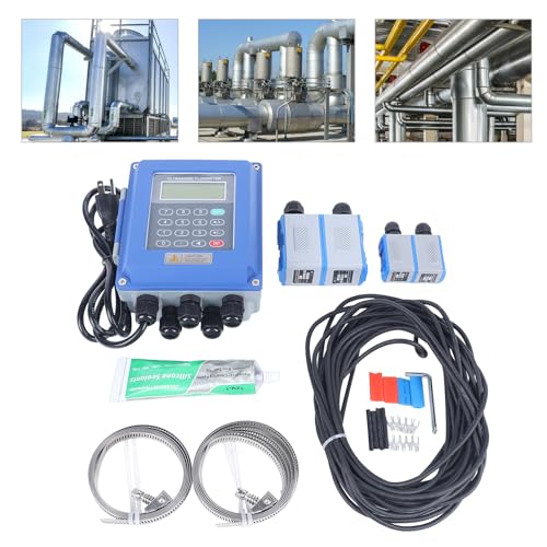 Medidor de flujo ultrasónico Medidor de flujo de agua digital montado en la pared Medidor de flujo ultrasónico fijo Medidor de flujo ultrasónico líquido TUF-2000 TM-1 TS-2 TM-1 DN20-700MM IP65