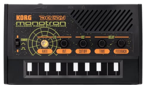 Sintetizador de 16 teclas Monotron, de Korg, Negro MONOTRONDLY