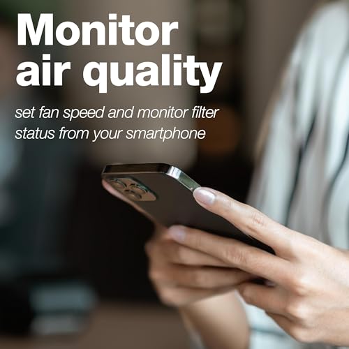 IQAir HealthPro Compact XE - Purificador de aire – Filtración compacta HyperHEPA para habitaciones de hasta 1240 pies cuadrados – Alérgenos, humo, polvo, moho, caspa de mascotas, hecho en Suiza - Large Room - A,Large Room - B,Paquete de 1 # 121.AA.11.02